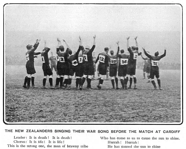 The Haka: New Zealand rugby war dance, 1905
