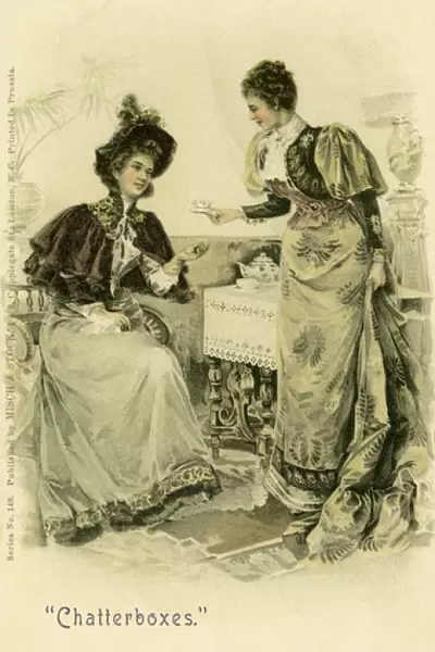 Ladies taking tea