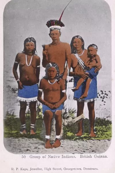 Native Indian family, Guyana, South America
