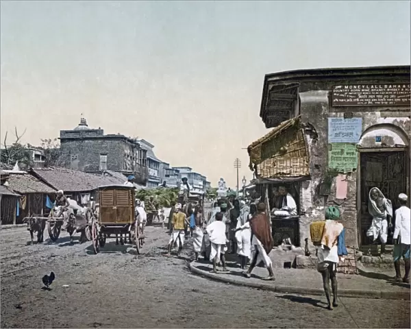 Upper Chitpore Road, Calcutta, (Kolkata) India circa 1890s