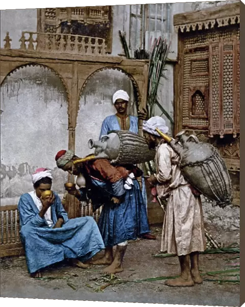Water carriers, Cairo, Egypt, circa 1890s