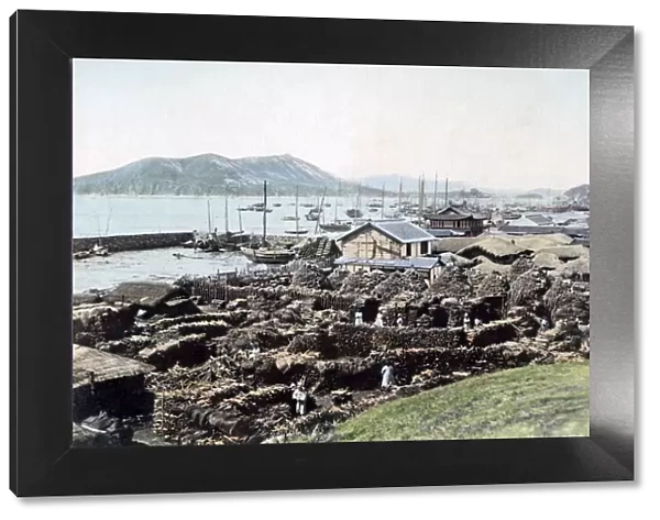 Harbour at Chemulpo, Korea, circa 1880s