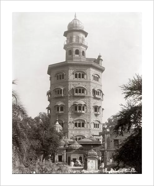 The Babatul temple, Amritsar, India, circa 1890