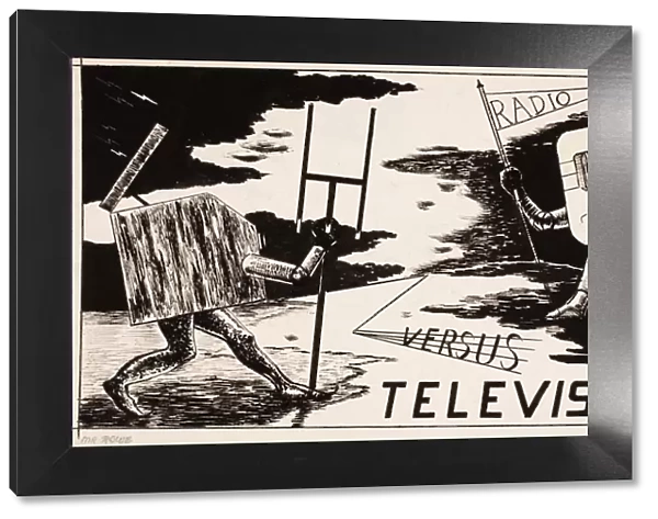 Cartoon, Radio versus Television