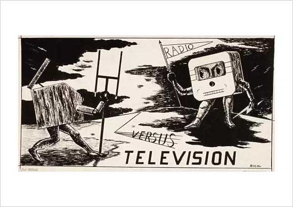 Cartoon, Radio versus Television