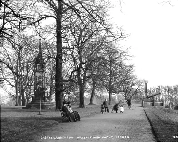 Castle Gardens and Wallace Monument, Lisburn