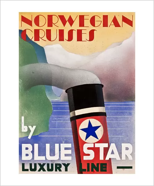 Poster, Blue Star Luxury Line