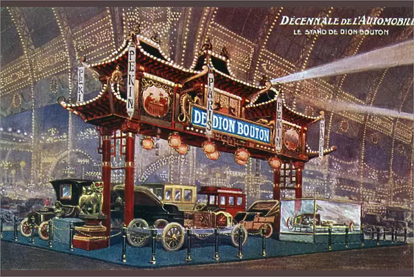 The De Dion Bouton Stand at the Decennale de L Automobile