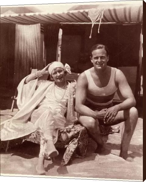 Malcolm Todd and Mlle Jusjane, film stars