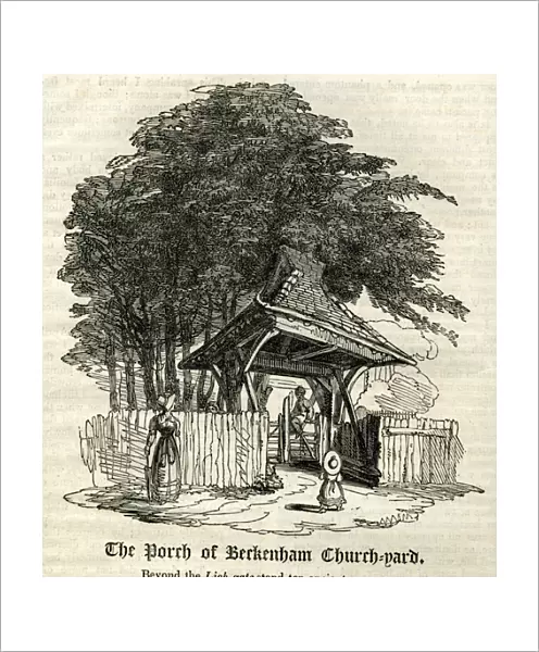 The Porch of Beckenham Church-yard, Kent