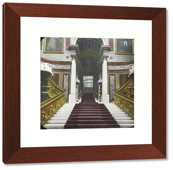 Grand staircase, Windsor Castle, Windsor, Berkshire