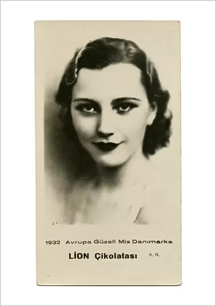 Ase (Aase) Clausen - Miss Europe in 1932