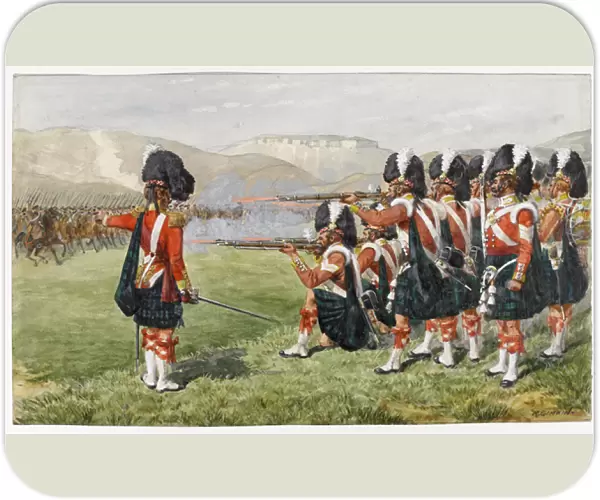 The 93rd Sutherland Highlanders at the Battle of Balaclava