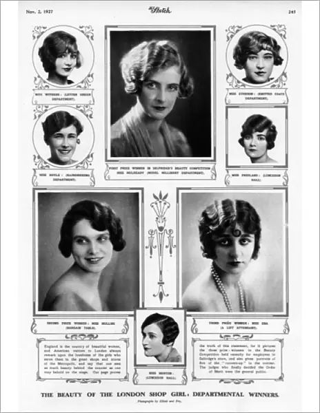 Selfridges Employee Beauty Competition 1927