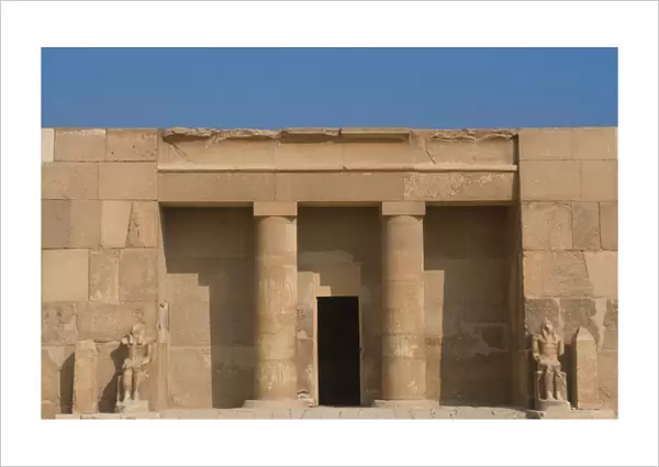 Egypt. Giza. Mastaba of the queen Meresankh III. Entrance