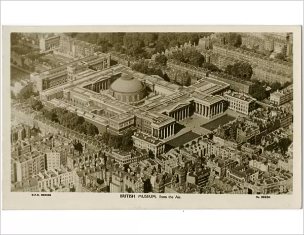 Aerial View of the British Museum, London
