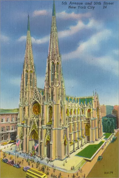 New York, USA - St Patricks Cathedral