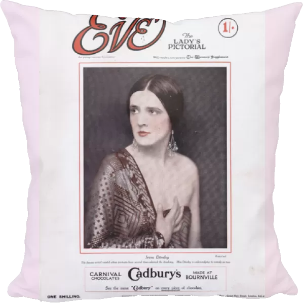 Front cover of Eve Magazine - Portrait of the Irene Dineley