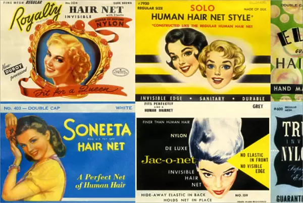 Vintage Hairnet Packaging - Composite