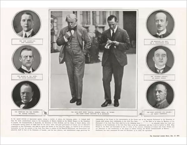 Lloyd George and Ministers - Anglo-Irish Treaty
