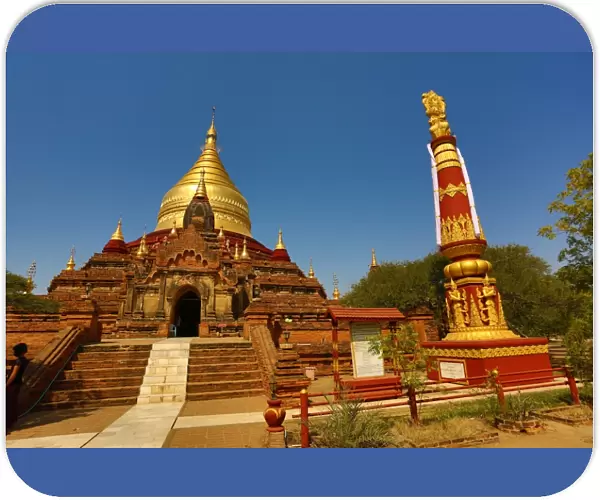 Dhammayazika Pagoda Temple, Plain of Bagan, Bagan, Myanmar