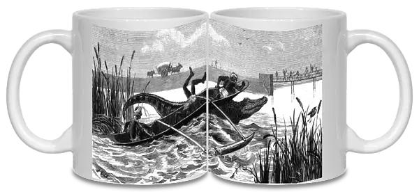 Crocodile hunting, 1881