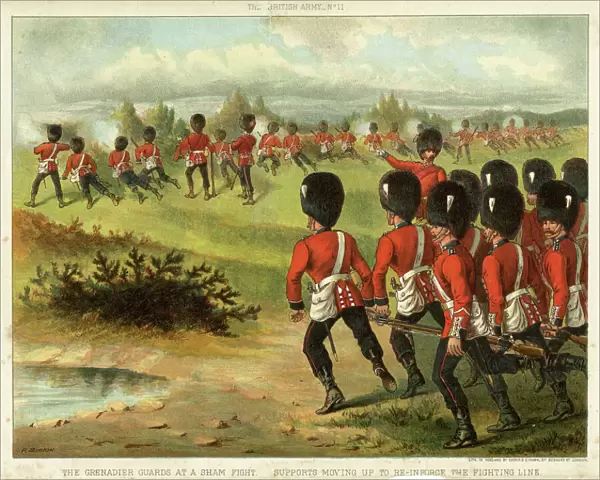 Grenadier Guards at a sham fight