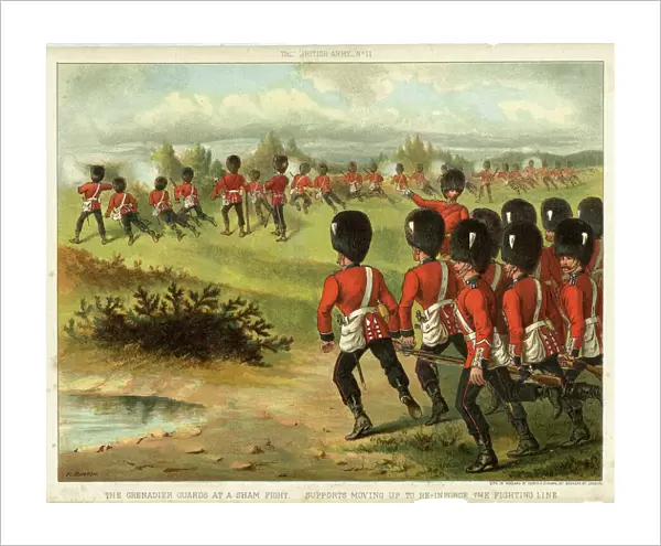 Grenadier Guards at a sham fight