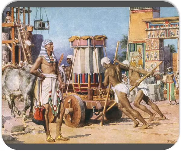 Pharaohs Workers - Ancient Egypt - by Fortunino Matania