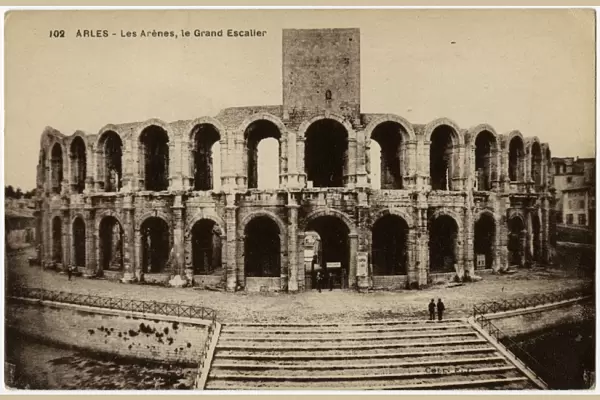 Arles, France - The Grand Stair up to the Amphitheatre