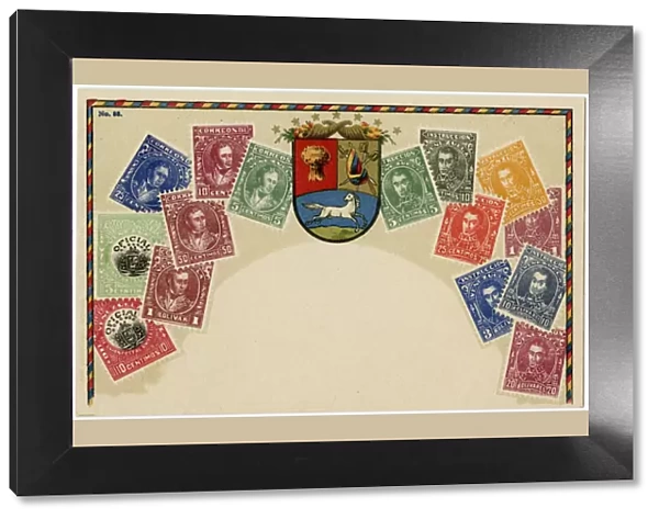 Stamp Card produced by Ottmar Zeihar - Venezuela