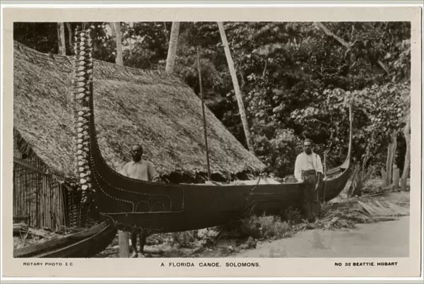 A Florida Canoe - Solomon Islands
