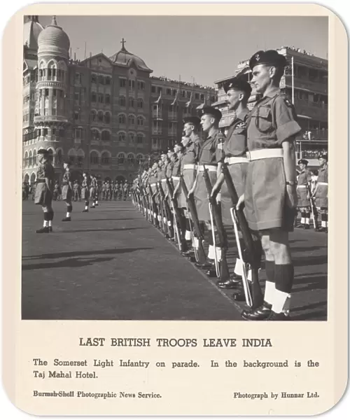 Last British Troops Leave India