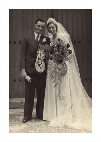 Wedding couple, 1945
