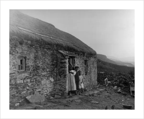 Cottage in Glen Columbkille, County Donegal, Ireland
