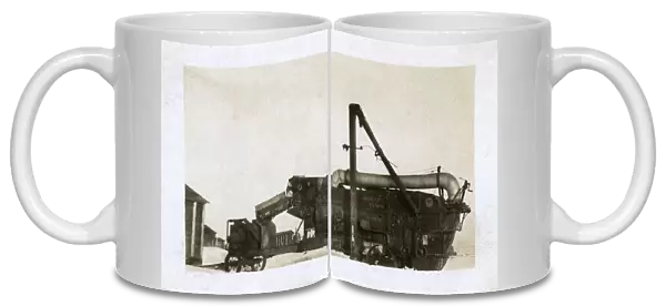 Waverley threshing machine, USA
