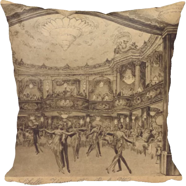 Interior of the Libelle dance palace, in Berlin, 1920s