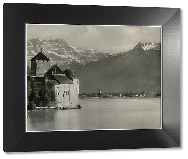 Chateau of Chillon, on the shore of Lake Geneva