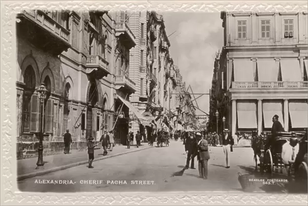 Sherif Pasha Street in Alexandria, Egypt