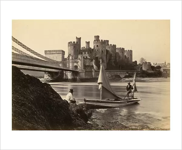 Conwy Castle Wales - from the landing place