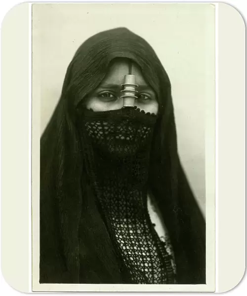 Veiled Egyptian Woman - Cairo