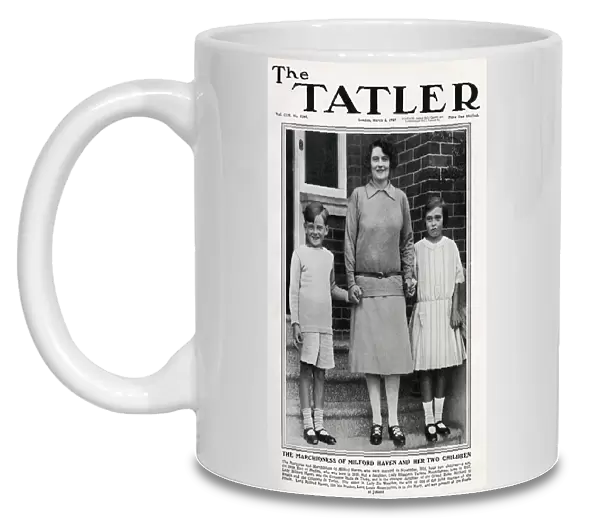 Tatler cover - Marchioness of Milford Haven & children