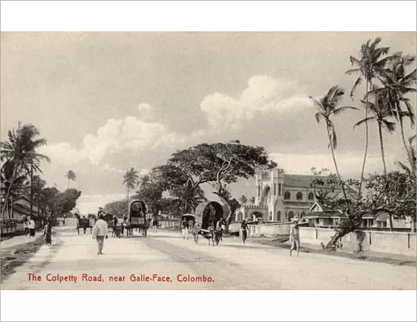 Colpetty Road, near Galle Face, Colombo, Ceylon (Sri Lanka)