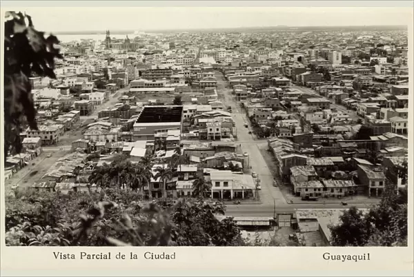 Guayaquil, Ecuador - Partial panoramic view of the city