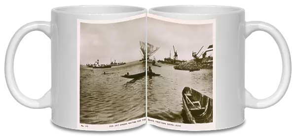 Canoes and boats, Freetown, Sierra Leone, West Africa