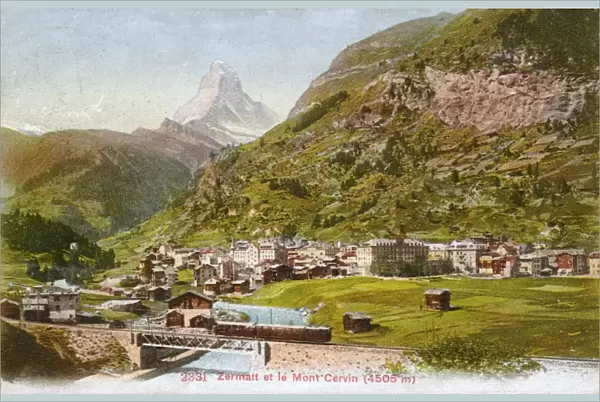 Zermatt, Switzerland and the Matterhorn - Bridge over Vispe
