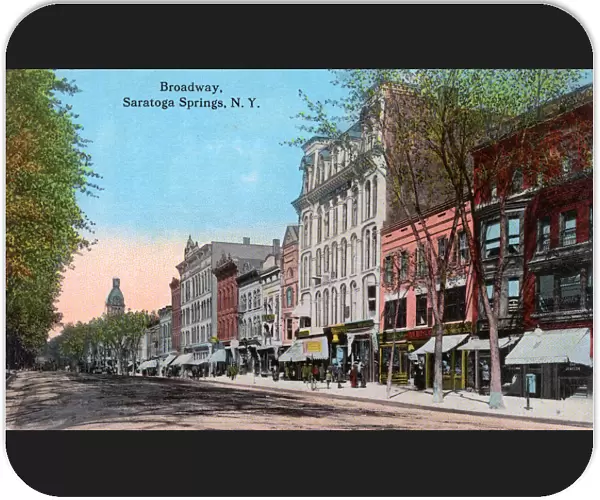 Broadway, Saratoga Springs, New York State, USA