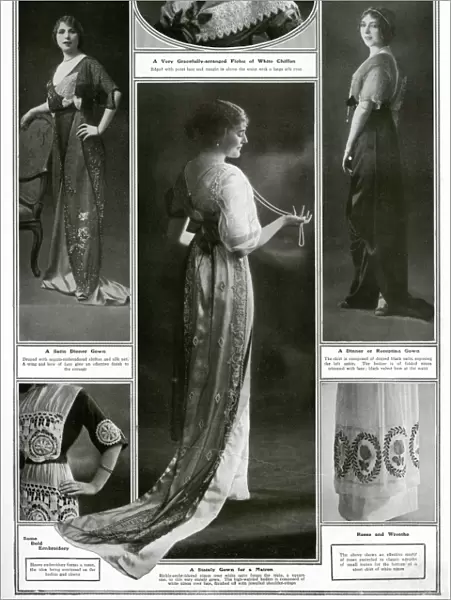 Women in beautiful dresses 1912