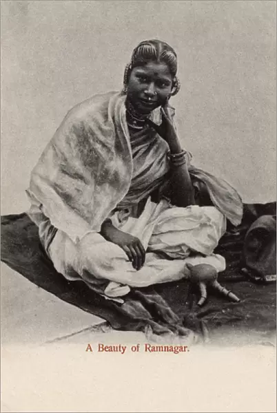 Young woman of Ramnagar, Uttarakhand, India