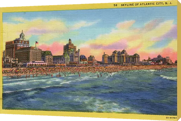Skyline of Atlantic City, New Jersey, USA